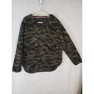 Tommy Hilfiger Jacket Men's L Camo Fleece Lined Wind/Water Repellant Outdoorwear